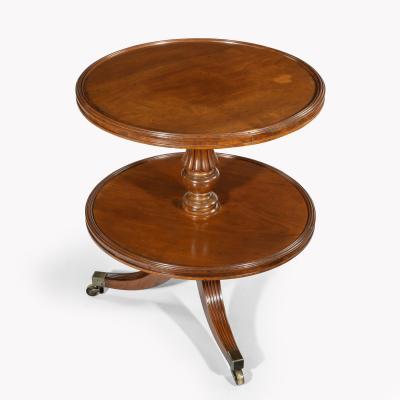  Gillows of Lancaster London A William IV two tier mahogany table attribruted to Gillows
