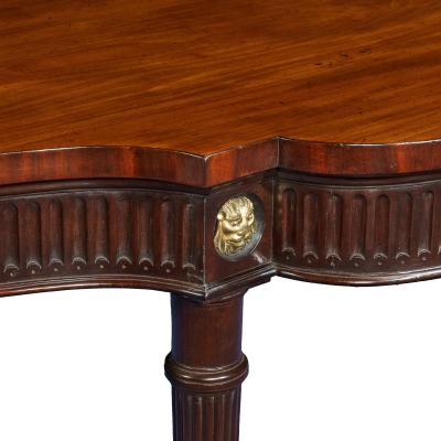  Gillows of Lancaster London A large Regency mahogany serving table attributed to Gillows