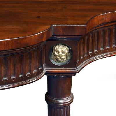  Gillows of Lancaster London A large Regency mahogany serving table attributed to Gillows