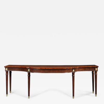  Gillows of Lancaster London A large Regency mahogany serving table attributed to Gillows