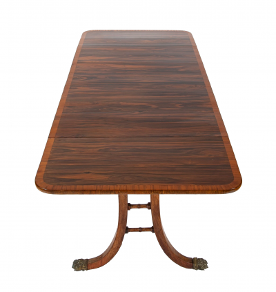  Gillows of Lancaster London English Regency Rosewood Sofa Table Attributed to Gillows