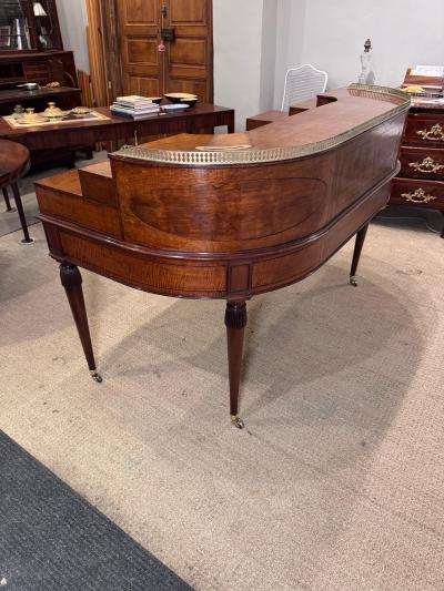  Gillows of Lancaster London George III Mahogany Carlton House Desk attributed to Gillow of Lancaster C 1790