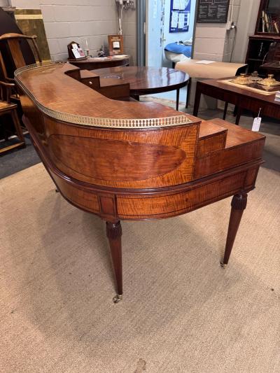  Gillows of Lancaster London George III Mahogany Carlton House Desk attributed to Gillow of Lancaster C 1790