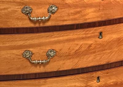  Gillows of Lancaster London George III Satinwood Kingwood Chest of Drawers