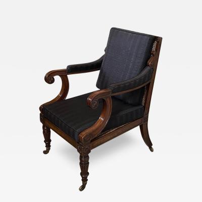  Gillows of Lancaster London LIBRARY BERGERE CHAIR REGENCY GILLOWS