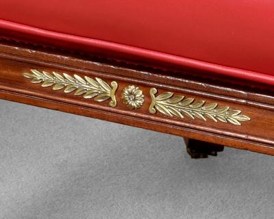  Gillows of Lancaster London Pair of Regency Mahogany Library Armchairs Attributed to Gillows