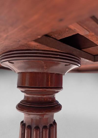  Gillows of Lancaster London Regency Mahogany Drum Table by Gillows