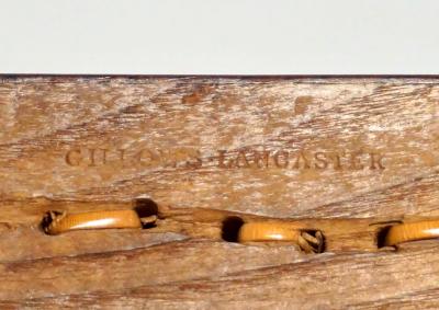  Gillows of Lancaster London Regency Rococo Revival Rosewood Caned Seat Side Chairs