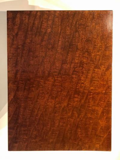 Gillows of Lancaster London Regency Solid Fustic Mahogany Side Table by Gillows of Lancaster London