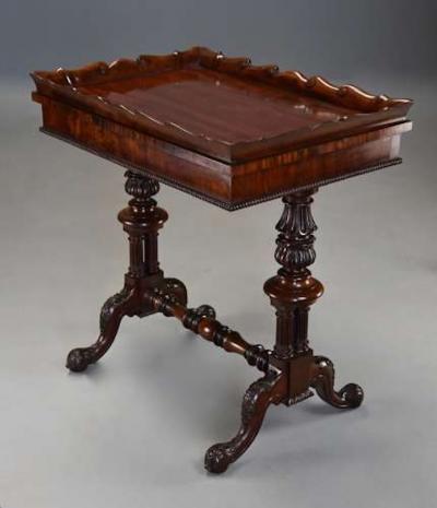  Gillows of Lancaster London Superb quality early 19thc Regency Gillows mahogany work table
