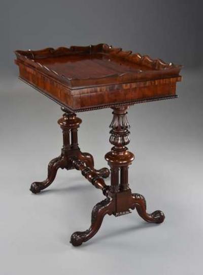  Gillows of Lancaster London Superb quality early 19thc Regency Gillows mahogany work table