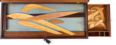  Gillows of Lancaster London Wilson Chilton s mahogany shipwright s case probably by Gillows