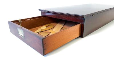  Gillows of Lancaster London Wilson Chilton s mahogany shipwright s case probably by Gillows