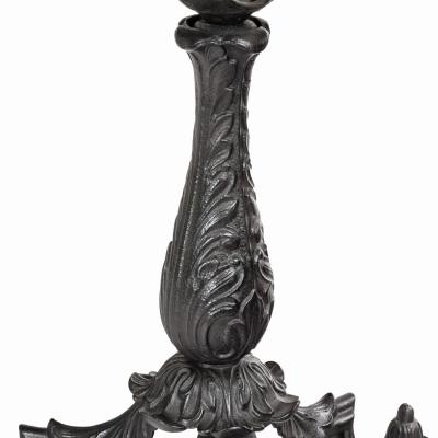 Gilman Joslin A Pair of 16 inch floor standing globes by Gilman Joslin