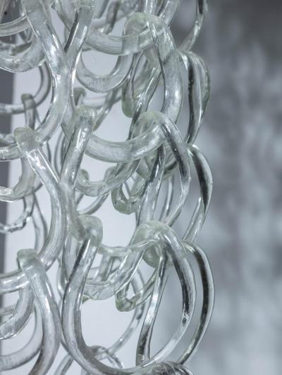  Giogali Murano Glass Chandelier by Angelo Mangiarotti for Vistosi
