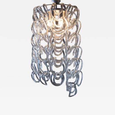  Giogali Murano Glass Chandelier by Angelo Mangiarotti for Vistosi
