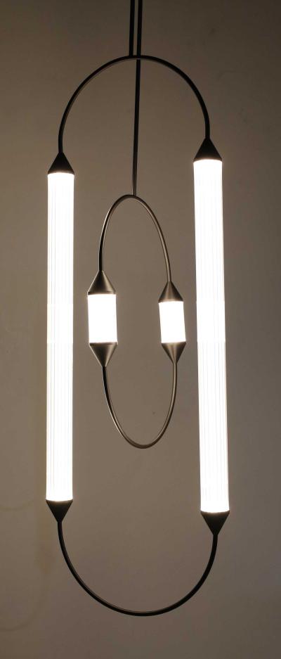  Giopato Giopato Coombs Cirque Chandelier in Brushed Bronze