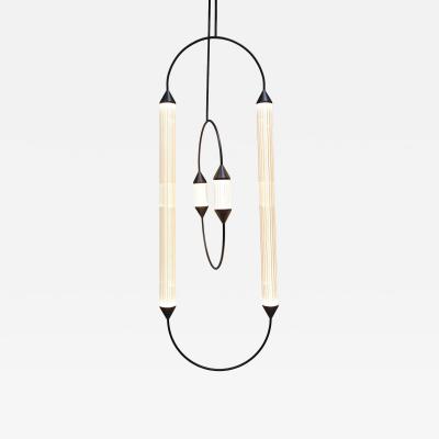  Giopato Giopato Coombs Cirque Chandelier in Brushed Bronze