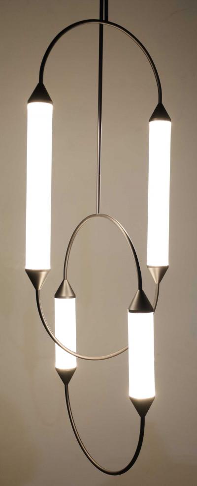  Giopato Giopato Coombs Cirque Chandelier in Brushed Bronze
