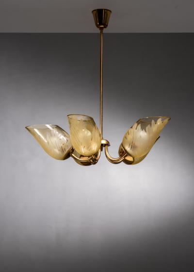  Gl ssner Gl ssner five armed chandelier