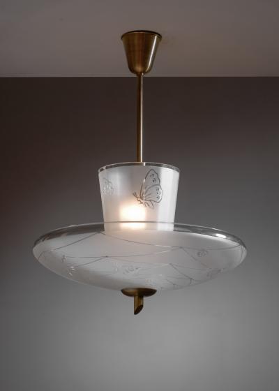  Gl ssner Gl ssner frosted glass pendant