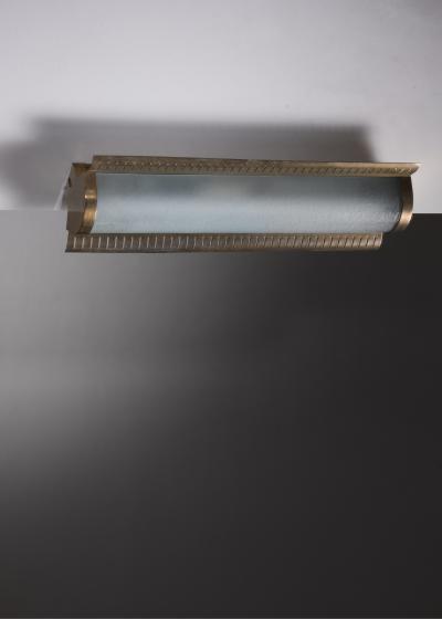  Gl ssner Gl ssner glass and brass flush mount