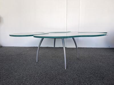  Glas Italia Flower Glass Coffee Table by Glas Italia Italy 1990s