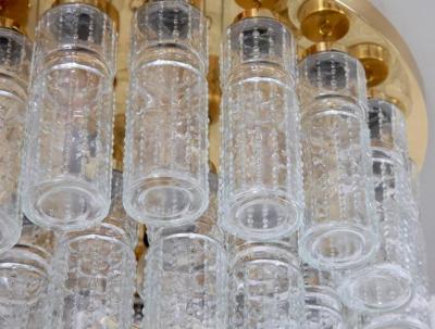  Glash tte Limburg 1 of 17 Huge Glass and Brass Flush Mounts or Chandeliers by Glash tte Limburg
