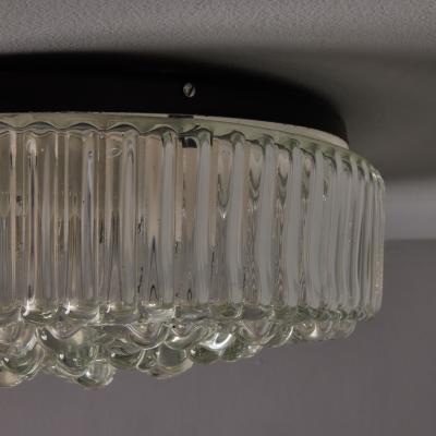  Glash tte Limburg 1960s Helena Tynell Bubble Glass Flush Mount for Limburg