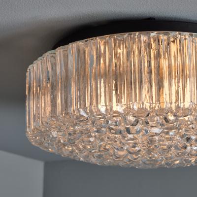  Glash tte Limburg 1960s Helena Tynell Model A668 Bubble Glass Flush Mount for Limburg