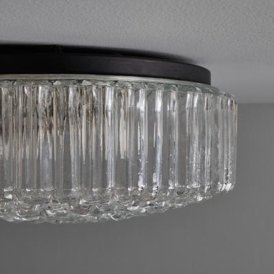  Glash tte Limburg 1960s Helena Tynell Model A668 Bubble Glass Flush Mount for Limburg