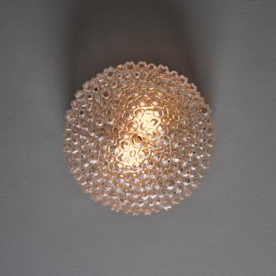  Glash tte Limburg 1960s Helena Tynell Model A668 Bubble Glass Flush Mount for Limburg