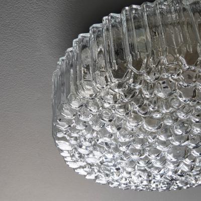  Glash tte Limburg 1960s Helena Tynell Model A668 Bubble Glass Flush Mount for Limburg