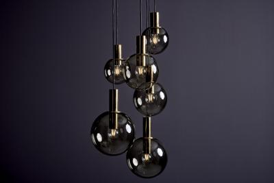  Glash tte Limburg Cascade pendant with six globes by Glash tte Limburg