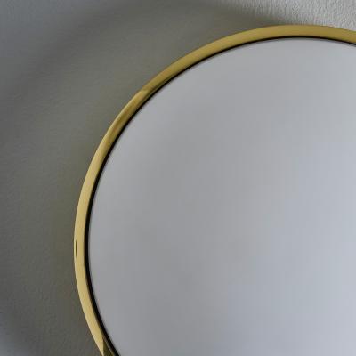  Glash tte Limburg Glash tte Limburg Brass Opaline Glass Flush Mount in the Manner of Stilnovo