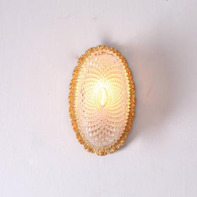  Glash tte Limburg Glass Flush Mounts or Sconces on Gold Plated Base by Glashu tte Limburg