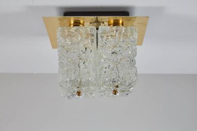  Glash tte Limburg LIMBURG ICE GLASS FLUSHMOUNT