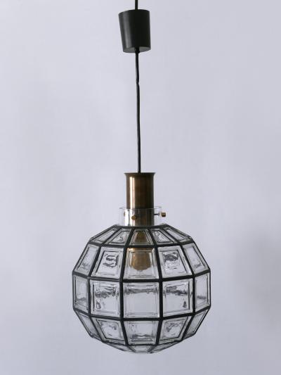  Glash tte Limburg Large Mid Century Modern Pendant Lamp by Glash tte Limburg Germany 1960s
