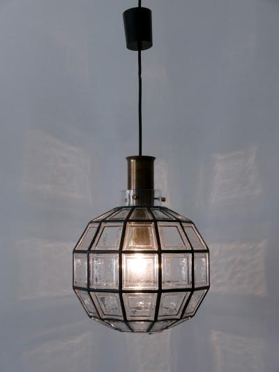  Glash tte Limburg Large Mid Century Modern Pendant Lamp by Glash tte Limburg Germany 1960s