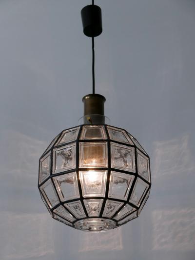  Glash tte Limburg Large Mid Century Modern Pendant Lamp by Glash tte Limburg Germany 1960s