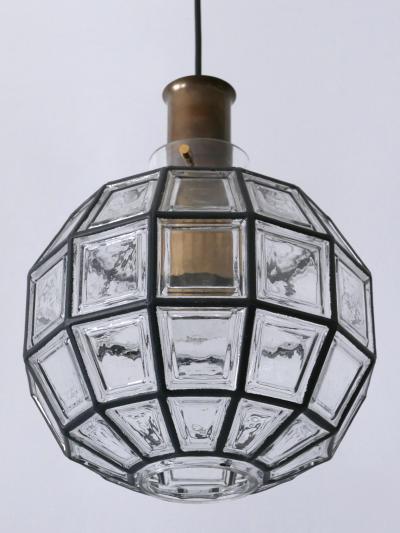 Glash tte Limburg Large Mid Century Modern Pendant Lamp by Glash tte Limburg Germany 1960s
