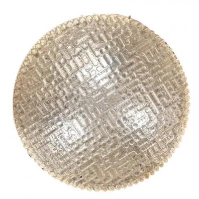  Glash tte Limburg Limburg Attributed Bubble Glass Flush Mount Ceiling Light 1970s