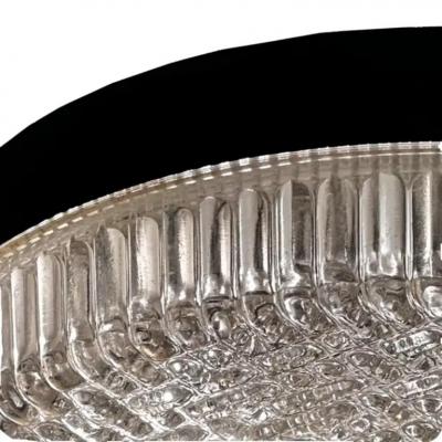  Glash tte Limburg Limburg Attributed Bubble Glass Flush Mount Ceiling Light 1970s