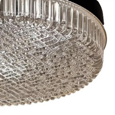  Glash tte Limburg Limburg Attributed Bubble Glass Flush Mount Ceiling Light 1970s