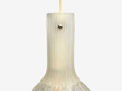  Glash tte Limburg Limburg Glash tte Small Pendant Light Textured Glass Plastic Germany 1970s