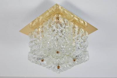  Glash tte Limburg Limburg Ice Glass Flush Mount