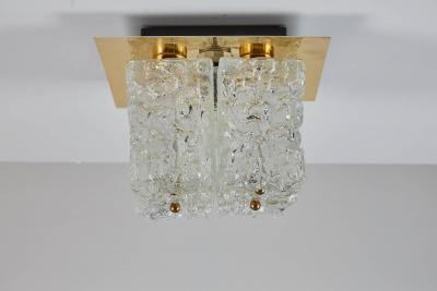  Glash tte Limburg Limburg Ice Glass Flush Mount