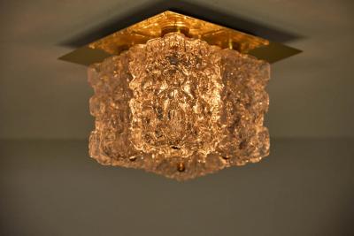  Glash tte Limburg Limburg Ice Glass Flush Mount