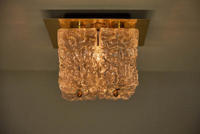  Glash tte Limburg Limburg Ice Glass Flush Mount