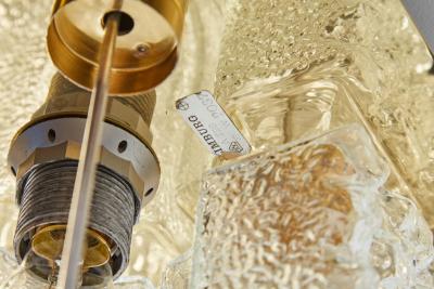  Glash tte Limburg Limburg Ice Glass Flush Mount